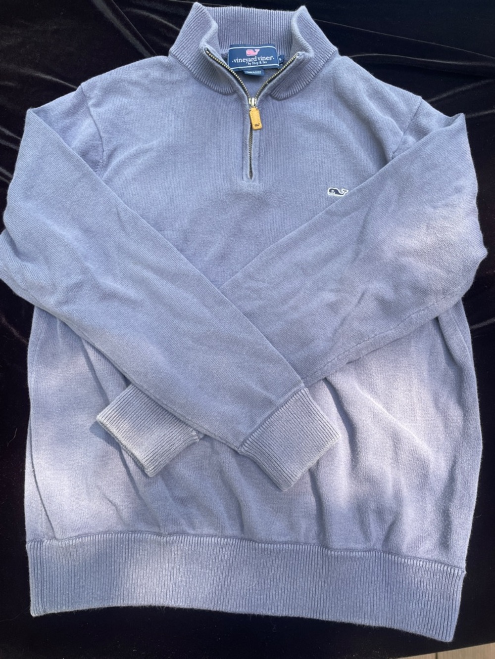 Vineyard Vines 1/4 zip Cotton sweater Nice Condition Sz S